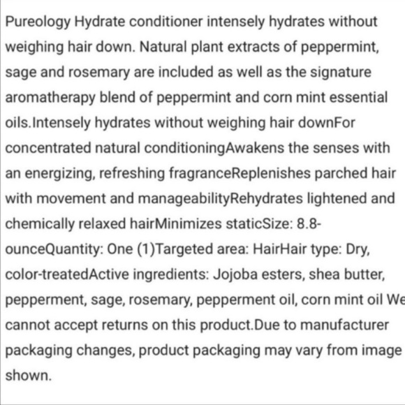 New Pureology Hydrate Bundle - Picture 3 of 4